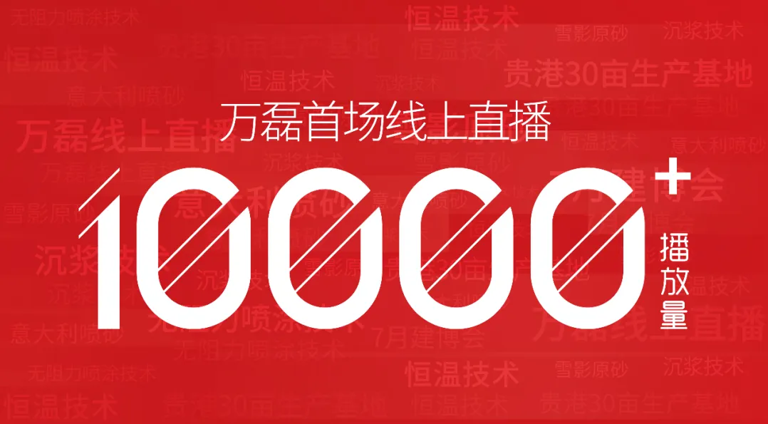 10000+人氣，萬磊首場線上直播 完美收官！